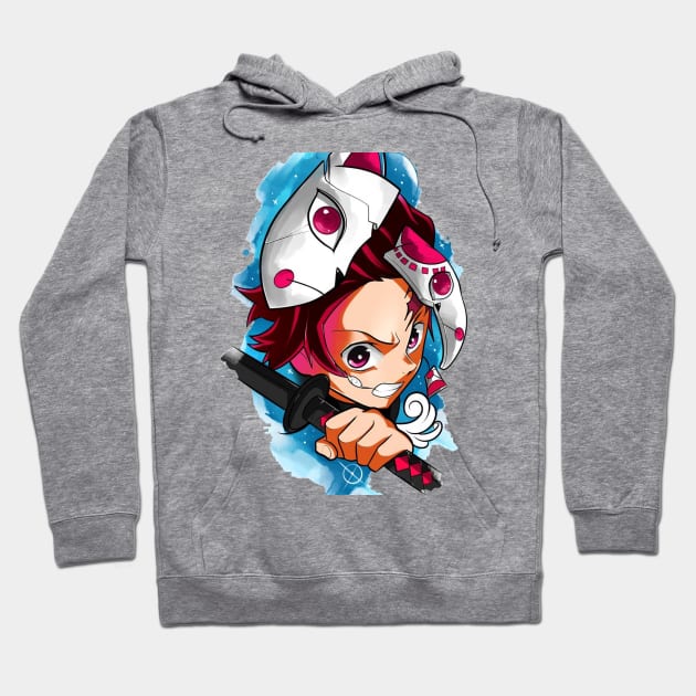 tanjiro Hoodie by boxermaniac